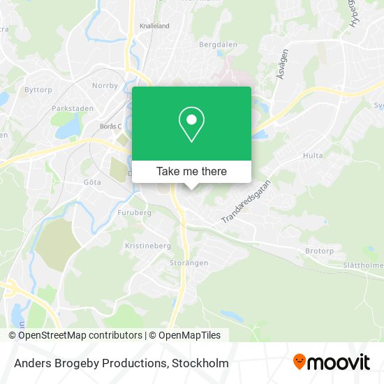 Anders Brogeby Productions map