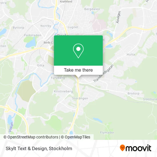 Skylt Text & Design map