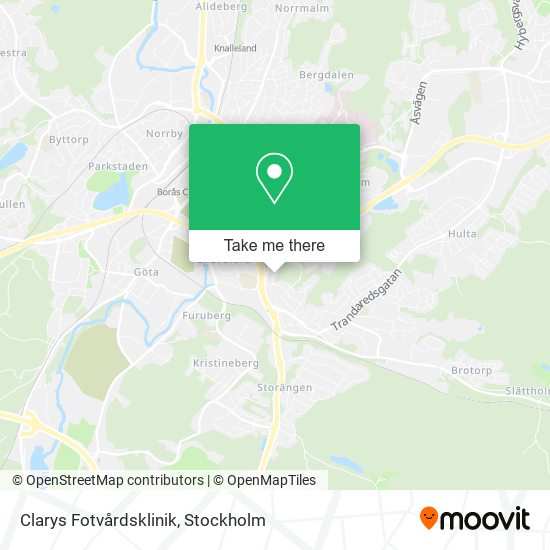 Clarys Fotvårdsklinik map