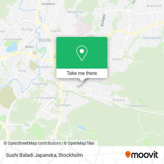 Sushi Baladi Japanska map