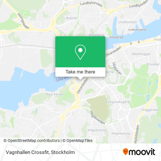 Vagnhallen Crossfit map