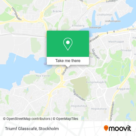 Triumf Glasscafé map