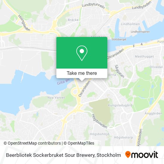 Beerbliotek Sockerbruket Sour Brewery map