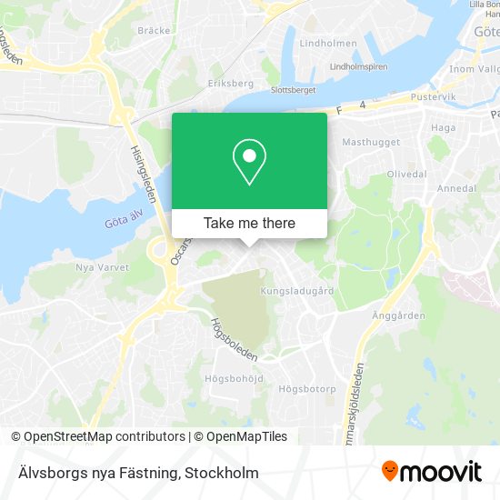 Älvsborgs nya Fästning map