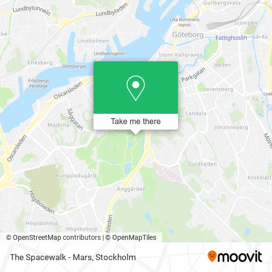 The Spacewalk - Mars map