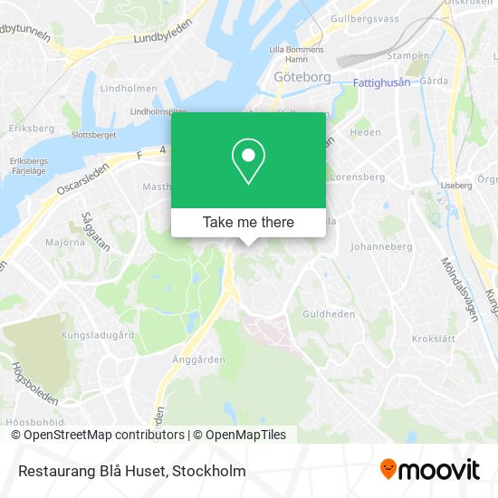 Restaurang Blå Huset map