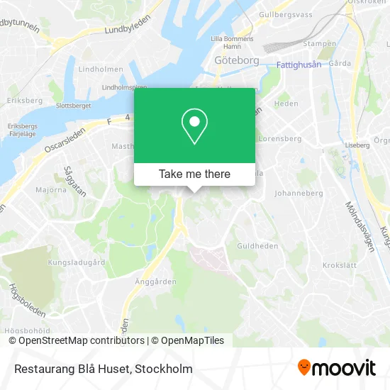 Restaurang Blå Huset map