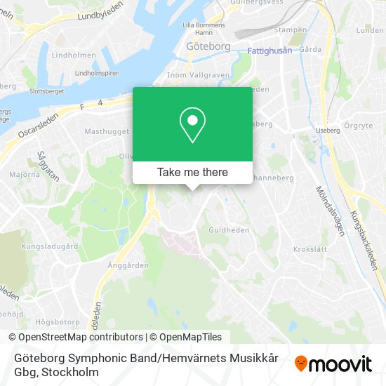 Göteborg Symphonic Band / Hemvärnets Musikkår Gbg map
