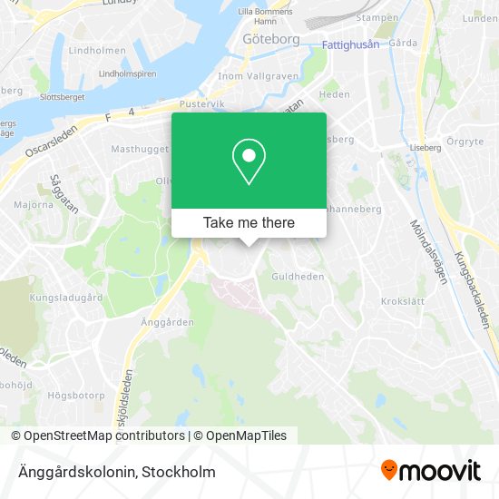 Änggårdskolonin map