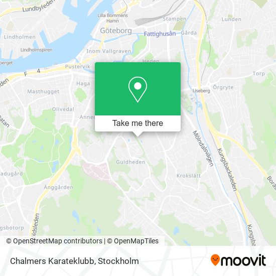 Chalmers Karateklubb map