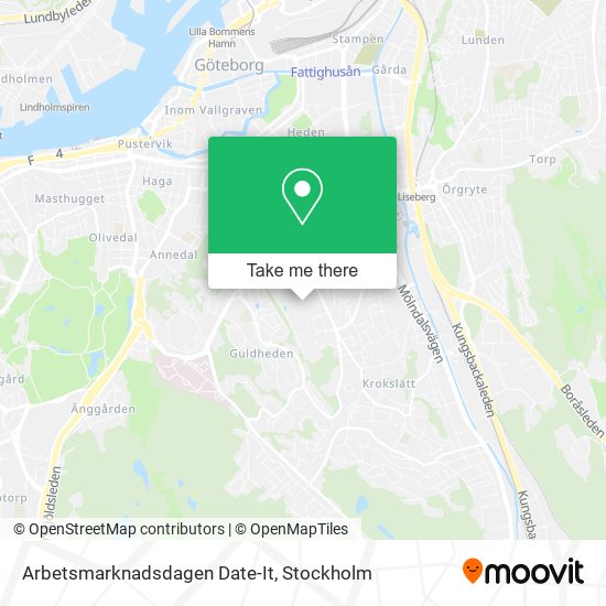 Arbetsmarknadsdagen Date-It map