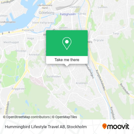 Hummingbird Lifestyle Travel AB map