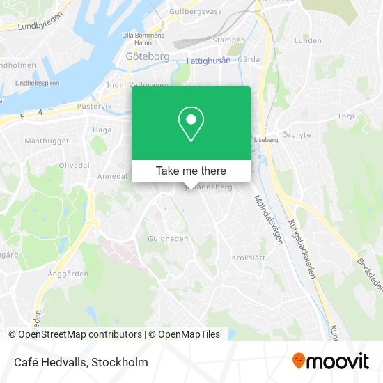 Café Hedvalls map
