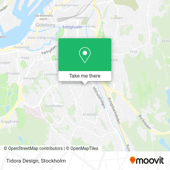 Tidora Design map