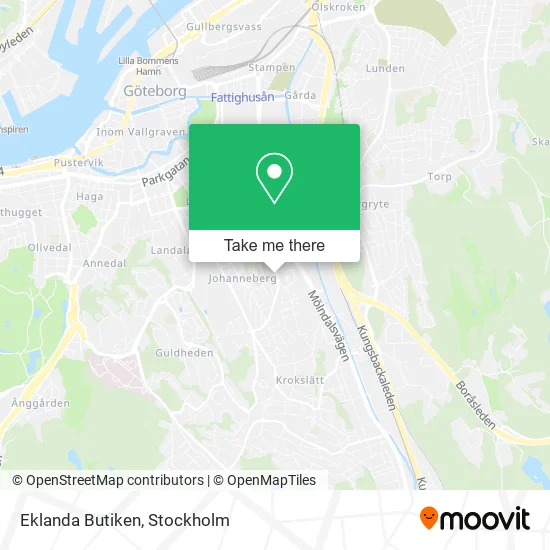 Eklanda Butiken map
