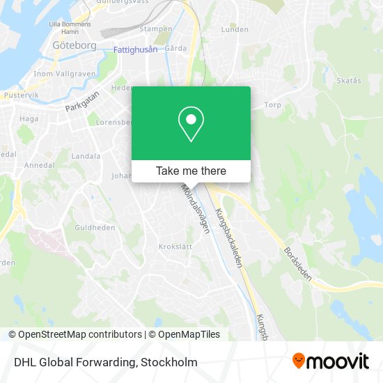 DHL Global Forwarding map