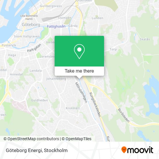 Göteborg Energi map