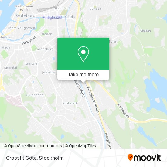 Crossfit Göta map