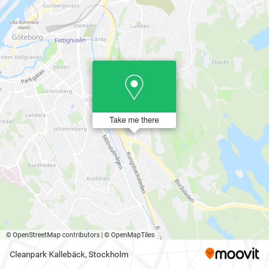 Cleanpark Kallebäck map