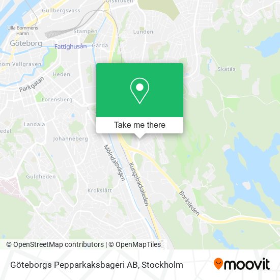 Göteborgs Pepparkaksbageri AB map