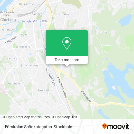 Förskolan Snöskategatan map