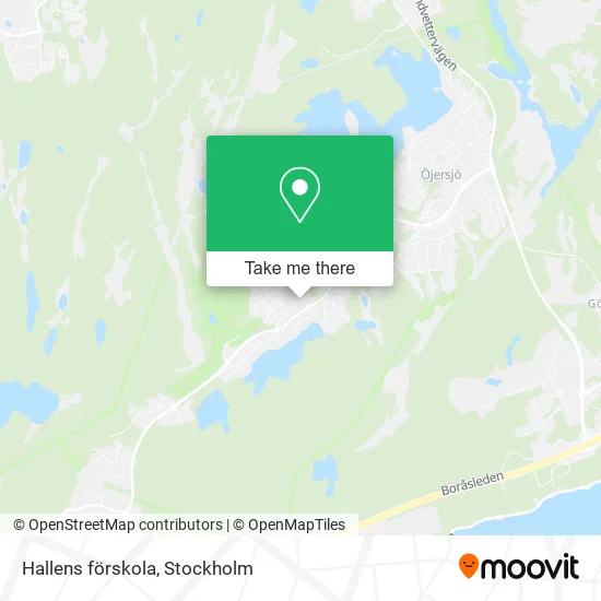 Hallens förskola map