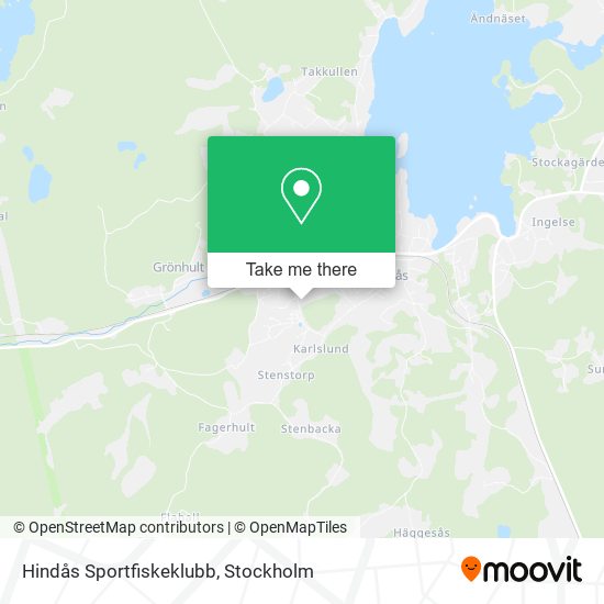 Hindås Sportfiskeklubb map