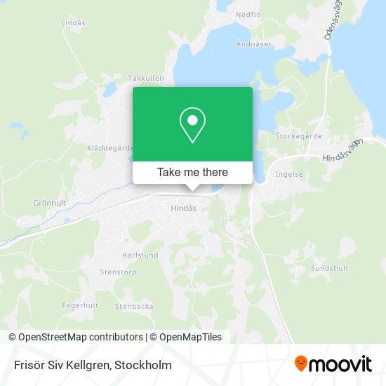 Frisör Siv Kellgren map