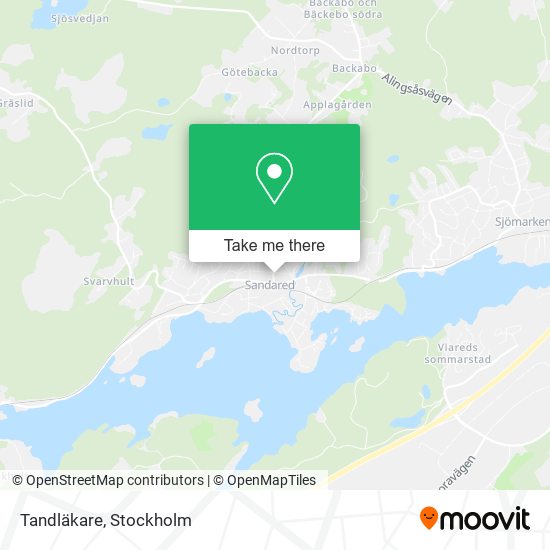 Tandläkare map