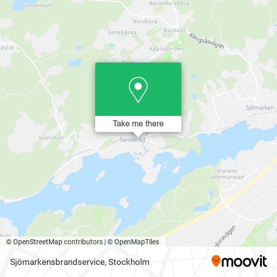 Sjömarkensbrandservice map