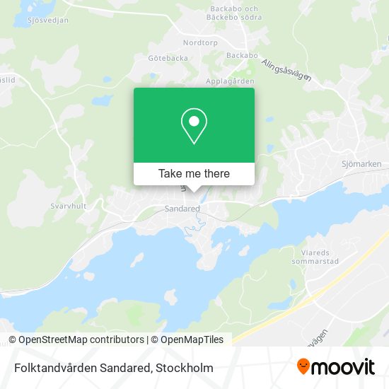 Folktandvården Sandared map