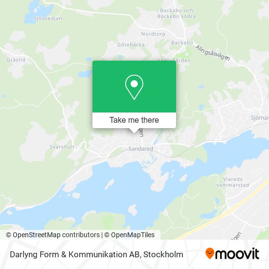 Darlyng Form & Kommunikation AB map