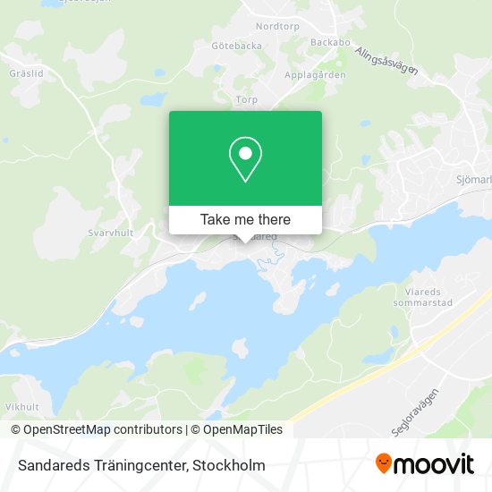Sandareds Träningcenter map