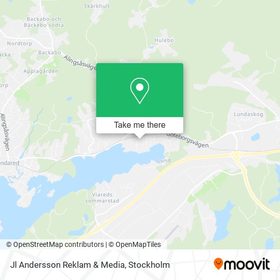 Jl Andersson Reklam & Media map