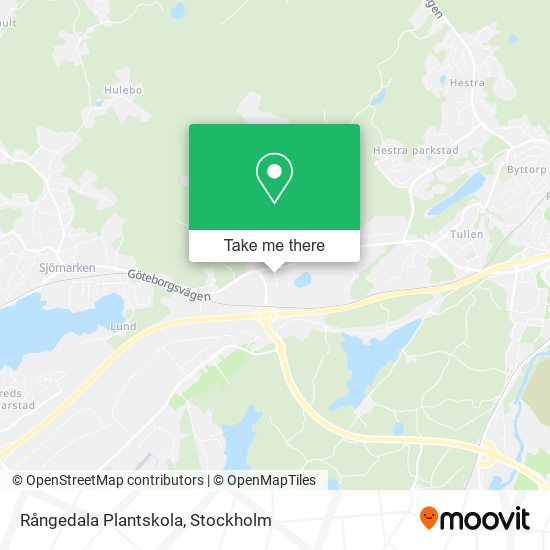 Rångedala Plantskola map