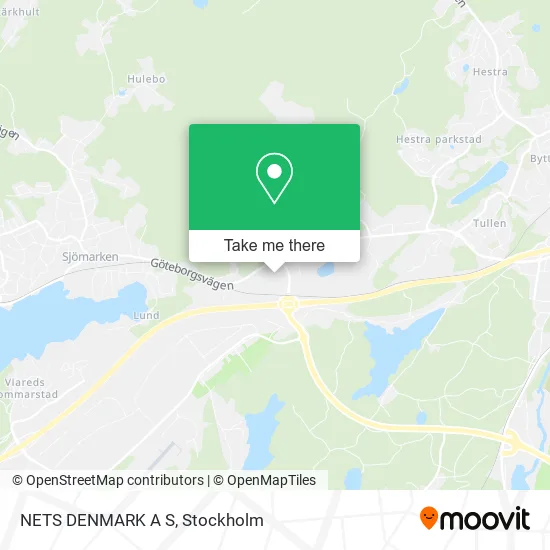 NETS DENMARK A S map