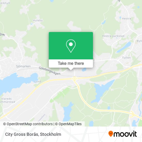 City Gross Borås map