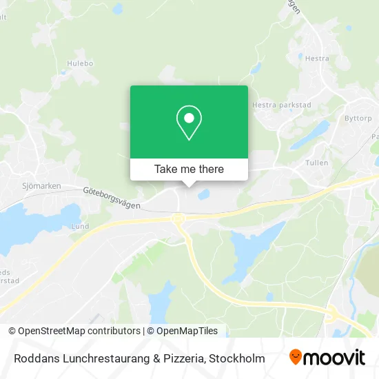 Roddans Lunchrestaurang & Pizzeria map