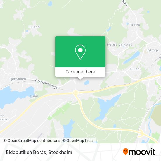 Eldabutiken Borås map