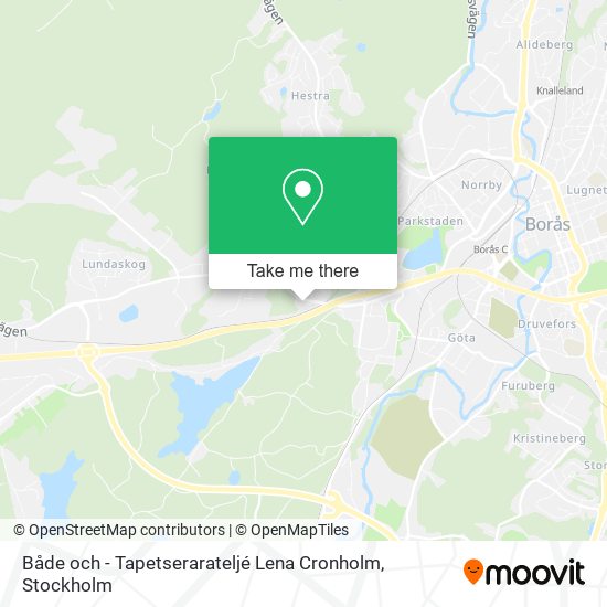 Både och - Tapetserarateljé Lena Cronholm map