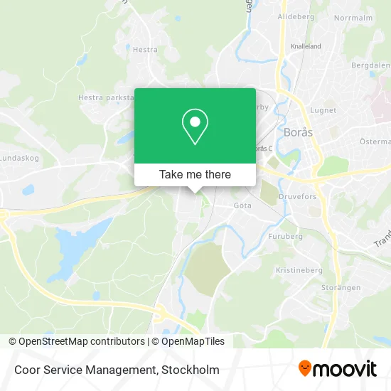 Coor Service Management map
