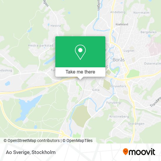 Ao Sverige map