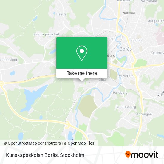 Kunskapsskolan Borås map