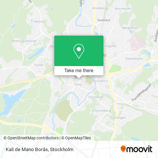 Kali de Mano Borås map