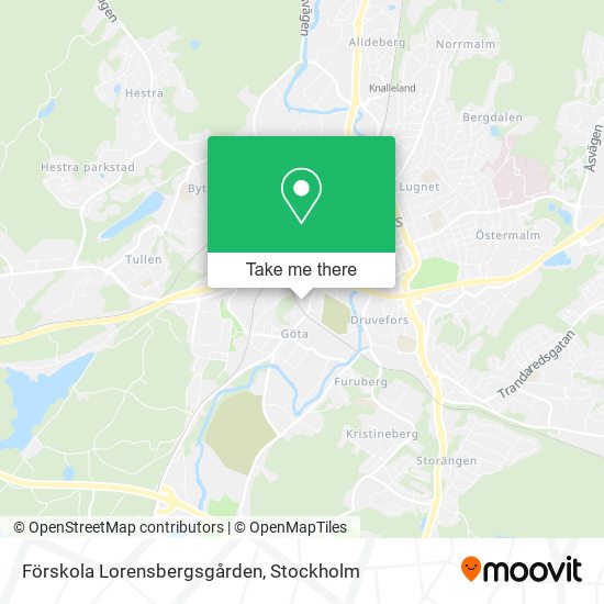 Förskola Lorensbergsgården map