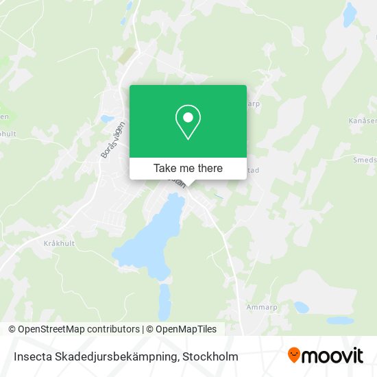 Insecta Skadedjursbekämpning map