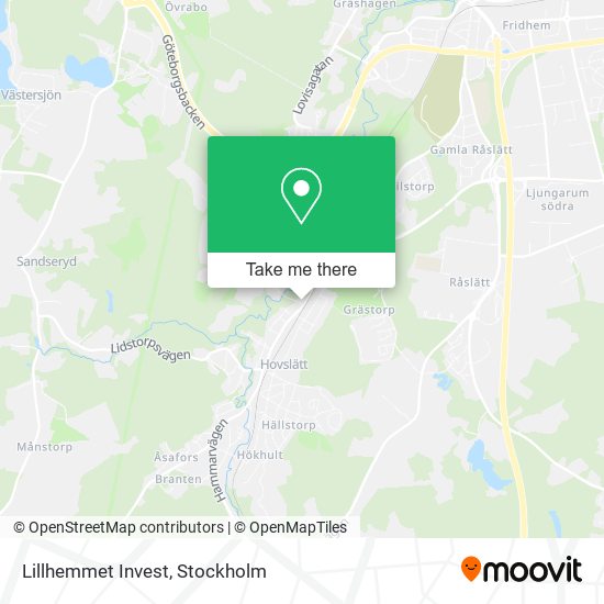 Lillhemmet Invest map