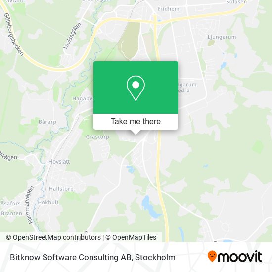 Bitknow Software Consulting AB map
