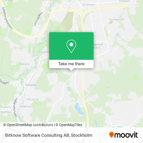 Bitknow Software Consulting AB map