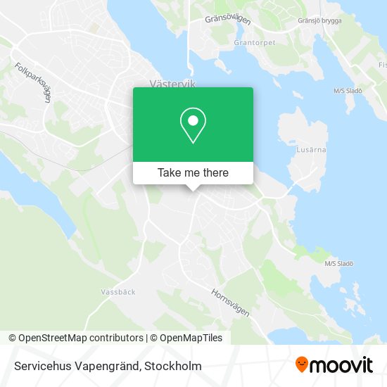 Servicehus Vapengränd map